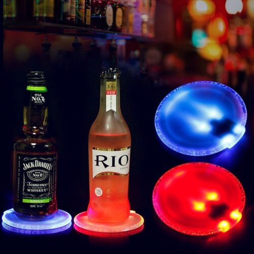 LED Gravity-Sensing Activation Bottle Coaster