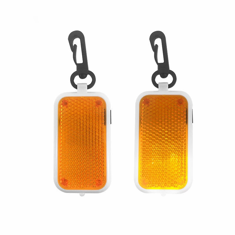 Sleek LED Rectangle Backpack Light with Clip