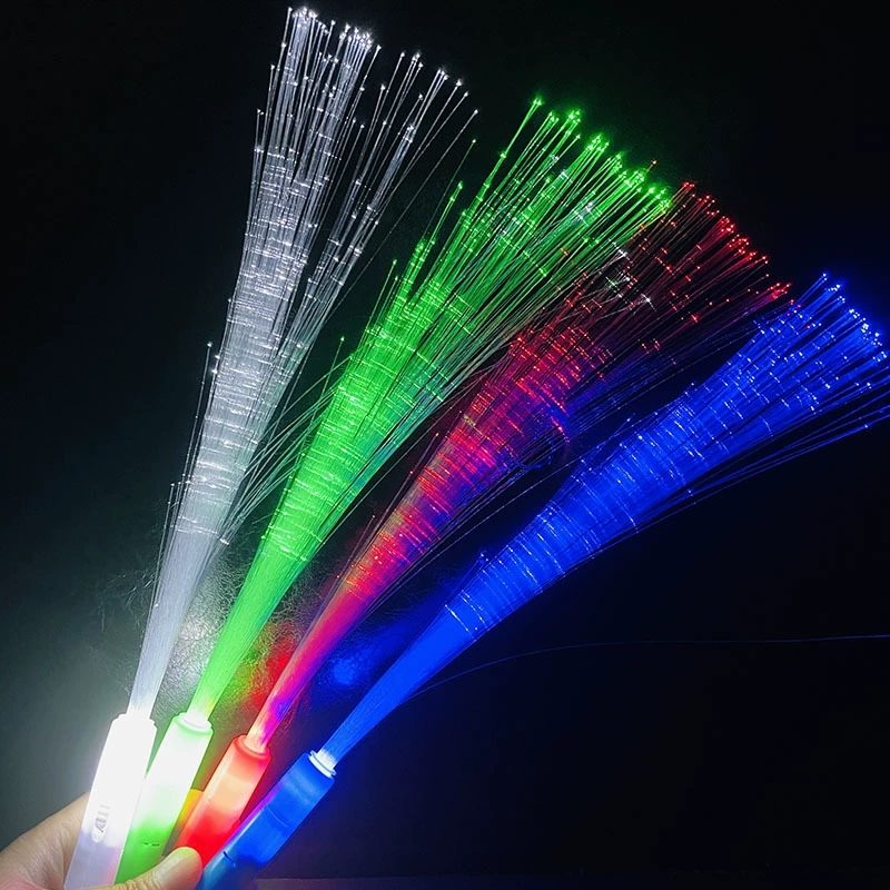 LED Mini Fiber Wand Stick With Lanyard