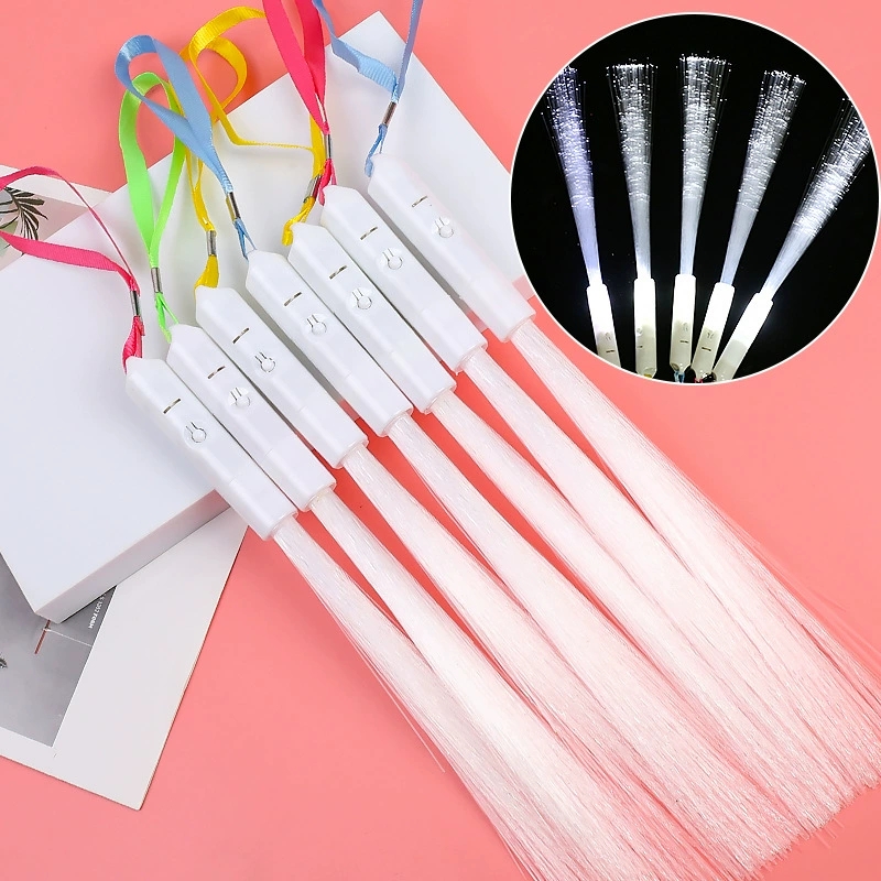 LED Mini Fiber Wand Stick With Lanyard