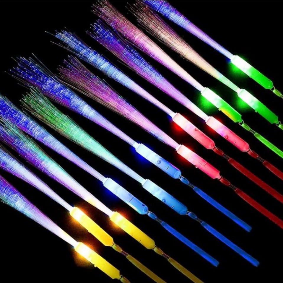 LED Mini Fiber Wand Stick With Lanyard