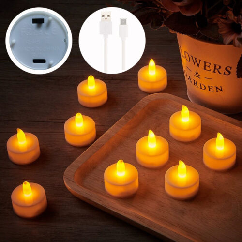 USB Rechargeable Flameless Tea Light