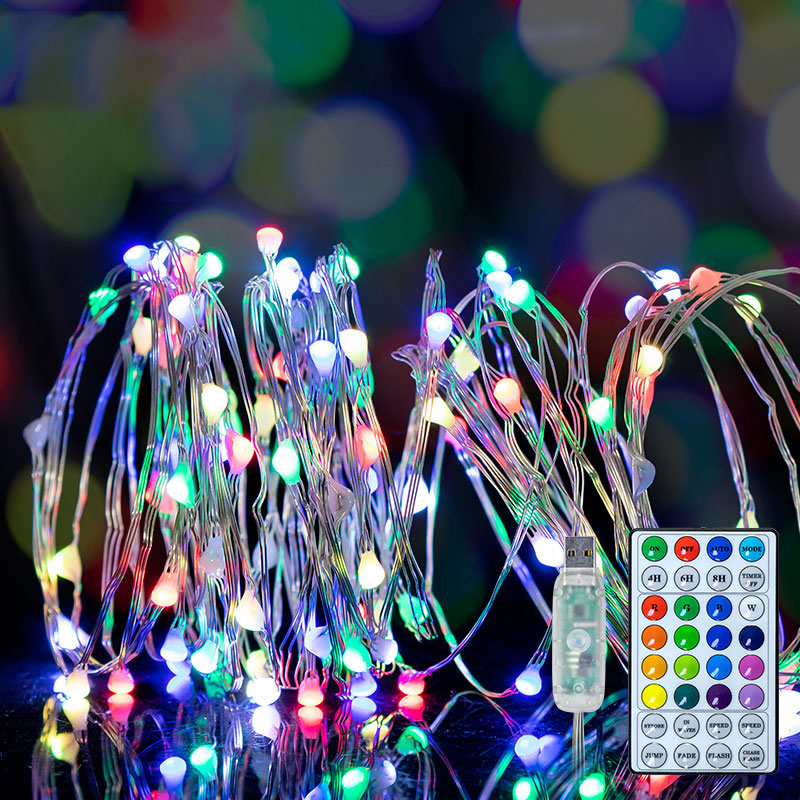 USB LED Remote String Lights