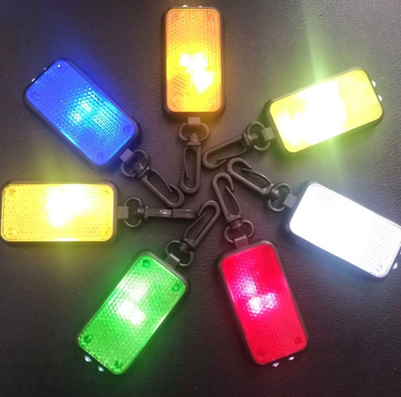 Sleek LED Rectangle Backpack Light with Clip