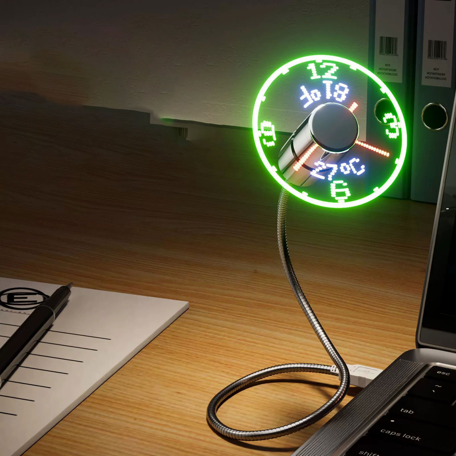 LED USB Mini Fan