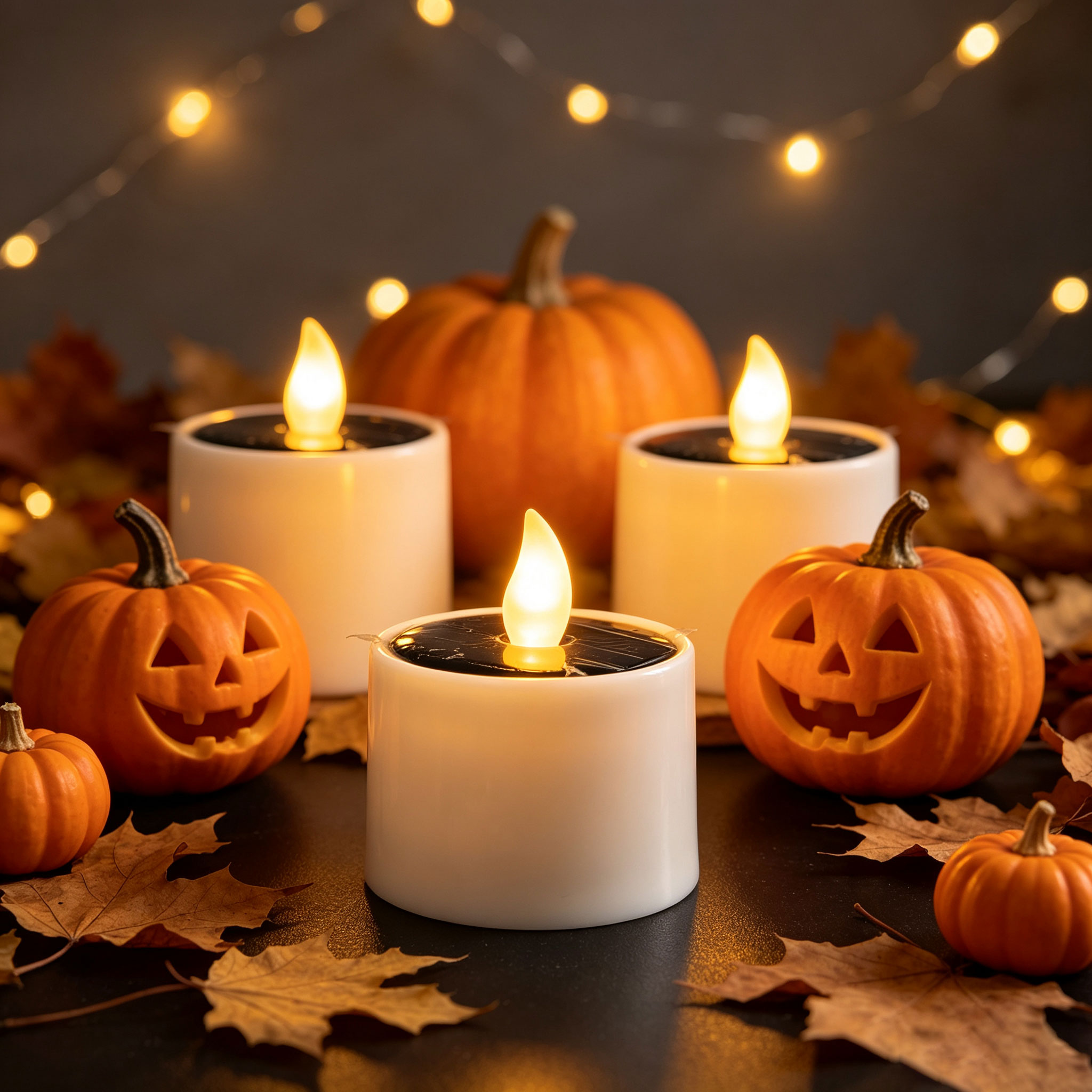 Solar Candles With Flameless LED And Auto On Off For Garden