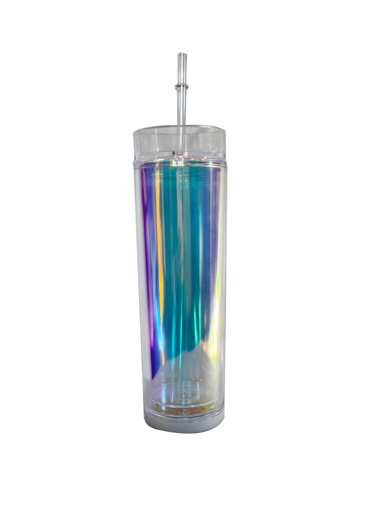 LED Iridescent Tumbler Flashing Cup
