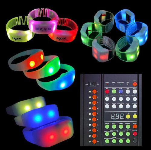 LED Remote-Control Silicone Party Wristband