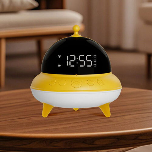 Smart USB-C Rechargeable Alarm Clock & Night Light with Motion Sensor