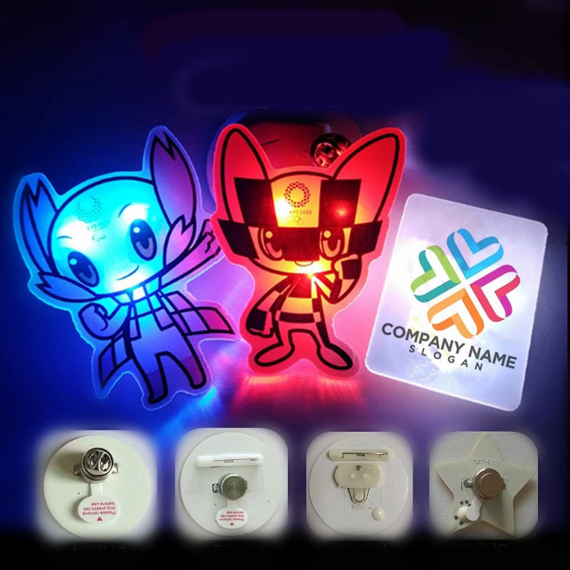 LED Customizable Flashing Pin