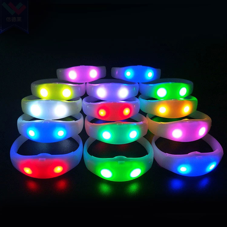sound activated led bracelet wristband