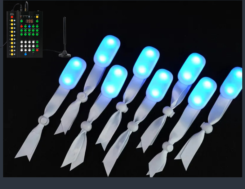 LED Light Up Wristband with Fabric Band