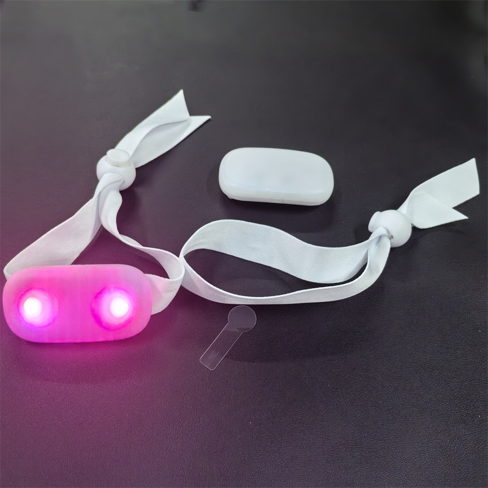 LED Light Up Wristband with Fabric Band