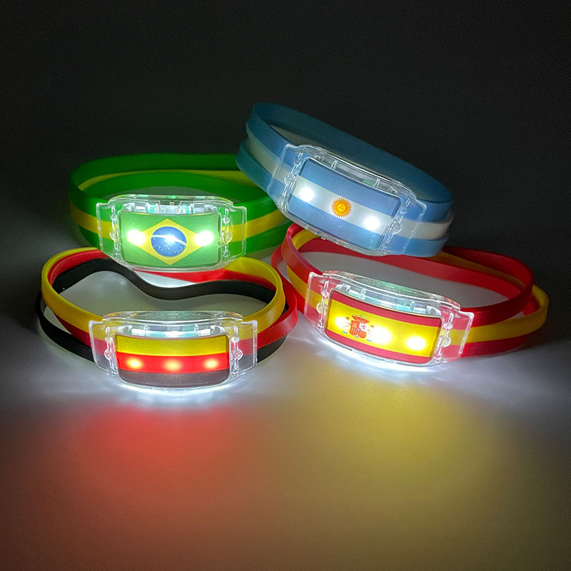 Customizable LED Silicone Bracelet