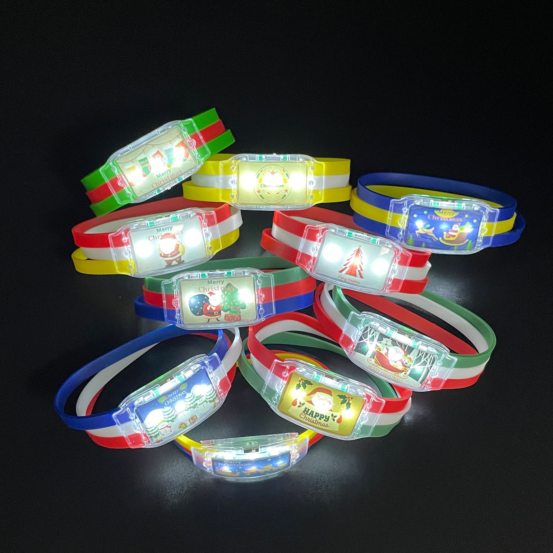 Customizable LED Silicone Bracelet