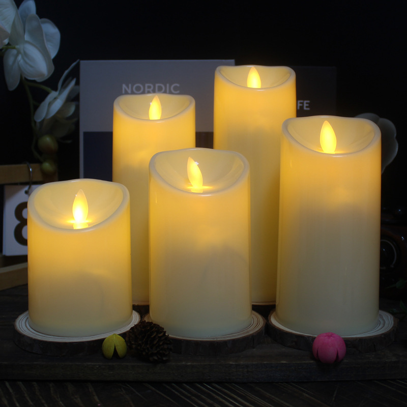 USB Rechargeable LED Flameless Candle Lights with DMX Remote Control