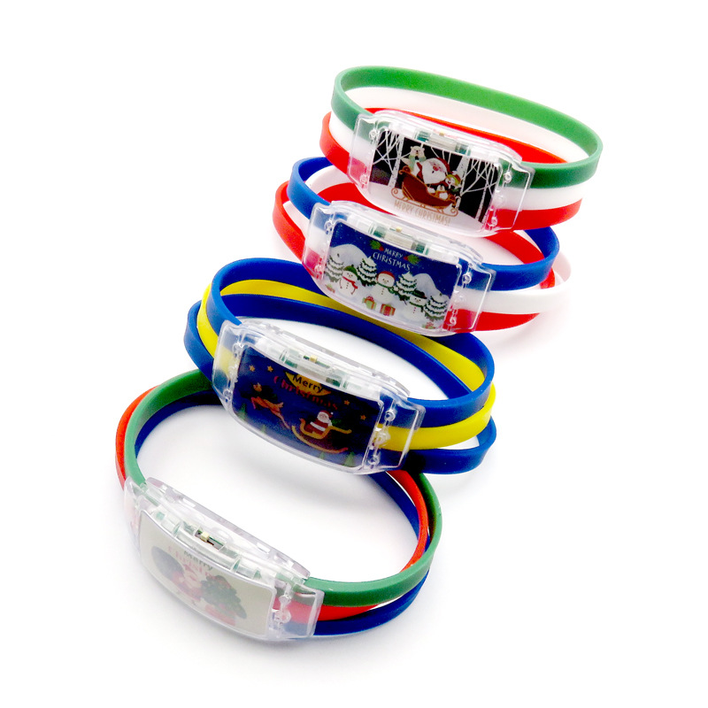Customizable LED Silicone Bracelet