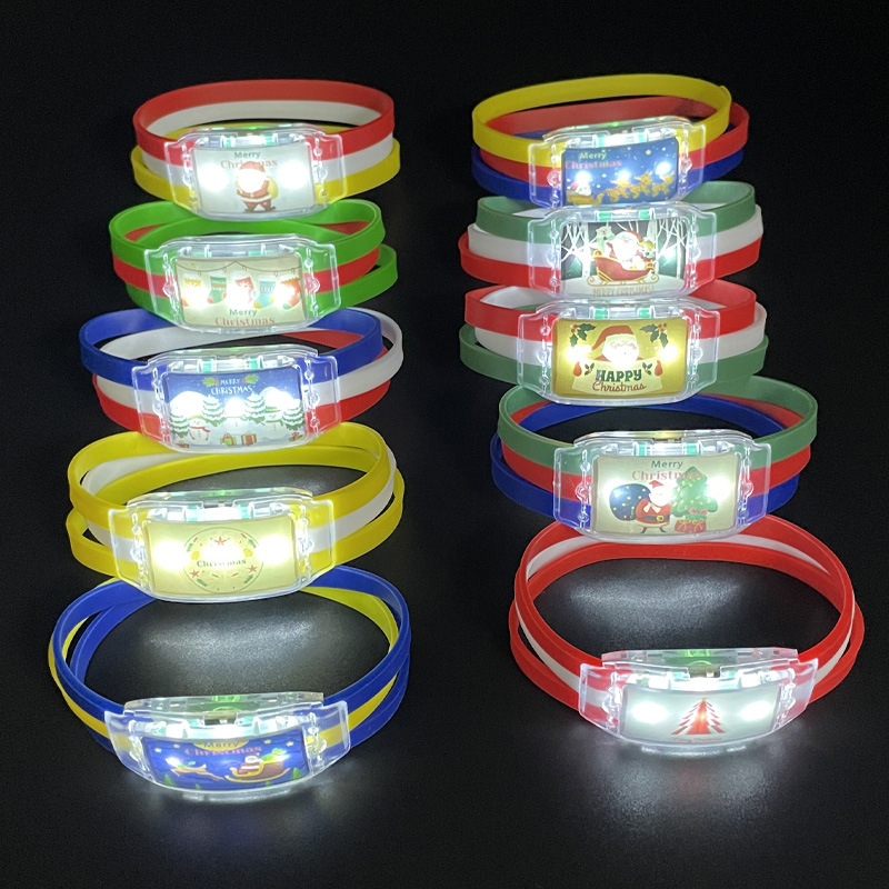 Customizable LED Silicone Bracelet