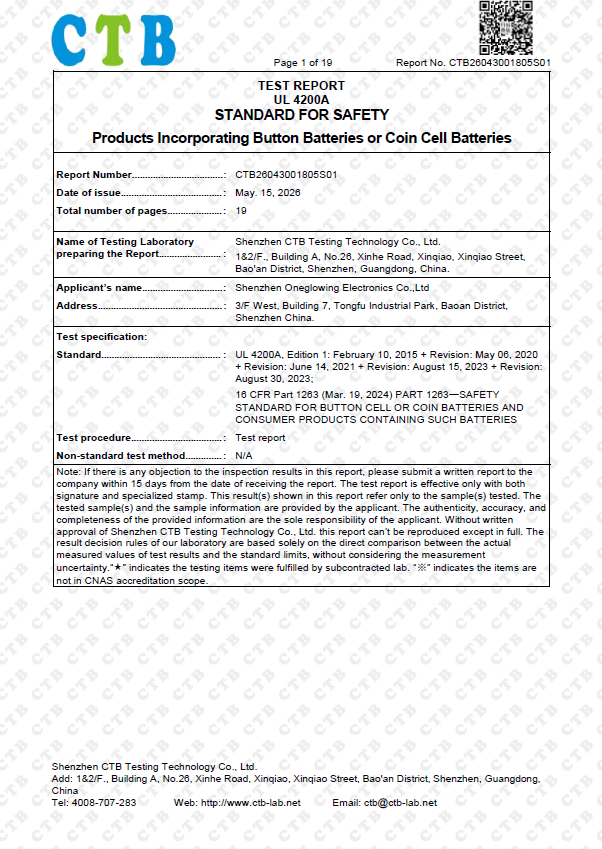 LED Cup with UL-4200A certificated