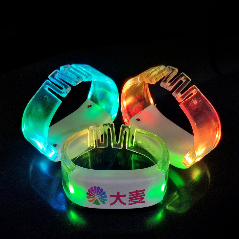 LED wristbands at concert showing what LED light up products are used for