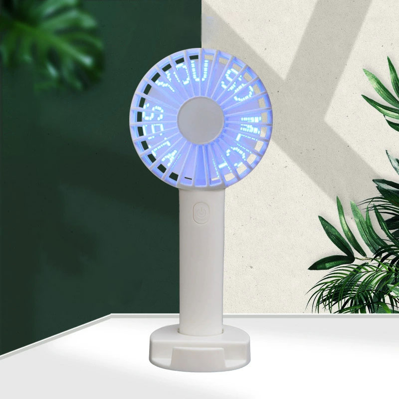 Multi-color LED fan illumination for night events and parties