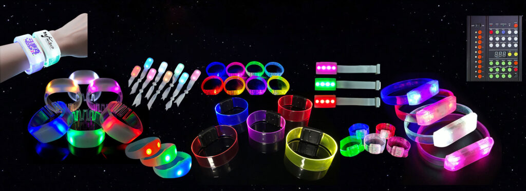 What are LED light up products used for? Collection of glow items for events and decor