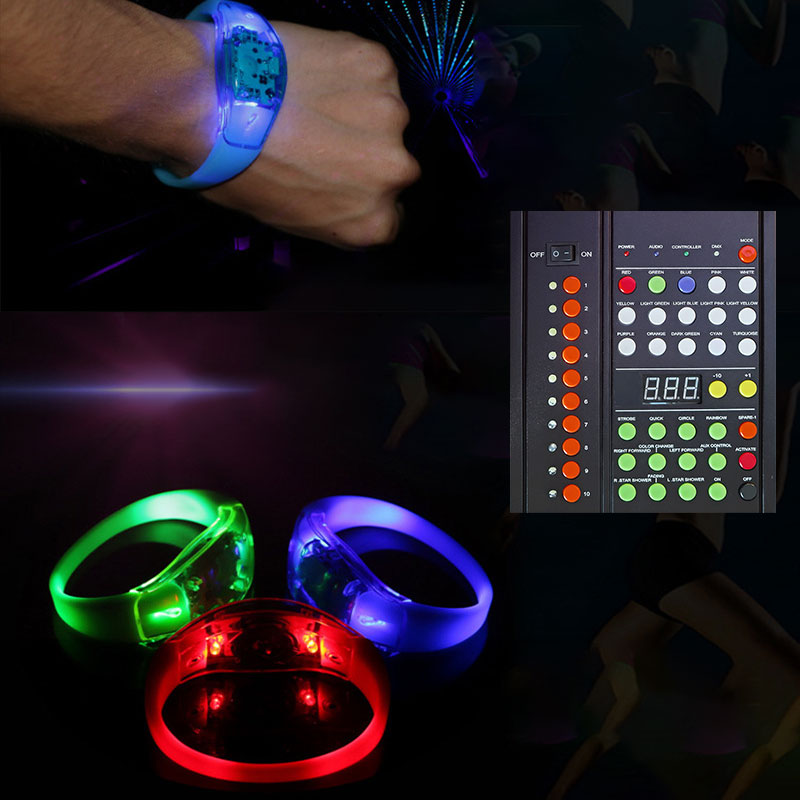 LED wristband glowing bracelet for events
