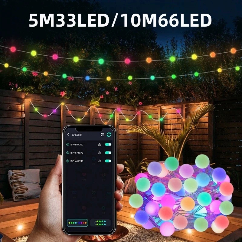LED fairy lights for wedding decor in a romantic setting