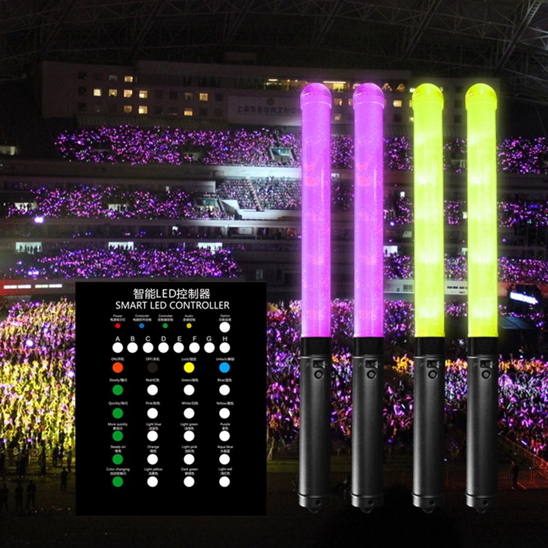 LED light up wand stick with multi-color lights