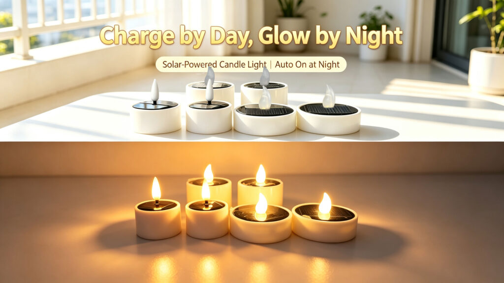 Solar Power Flameless Candle
