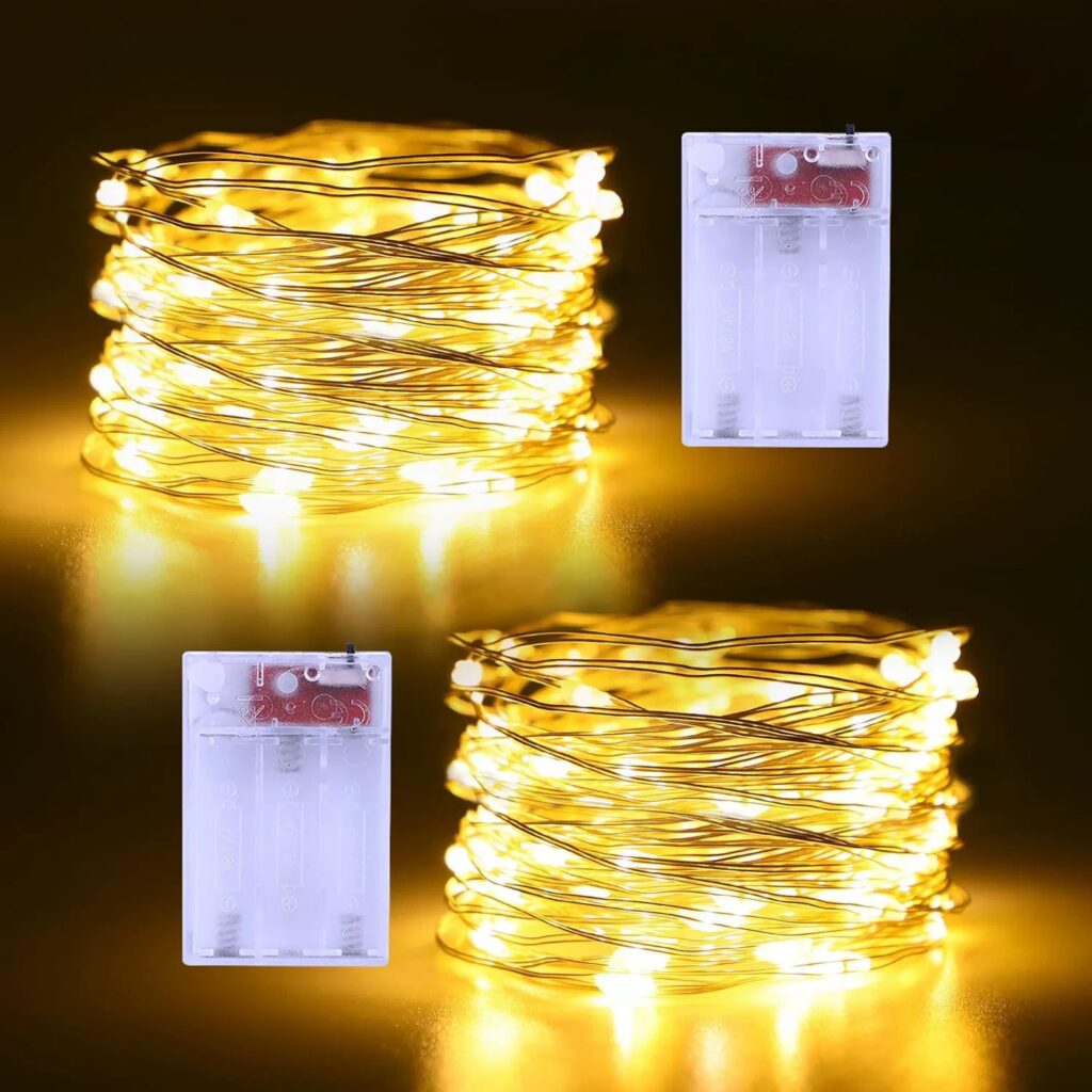Battery-Operated Fairy String Lights