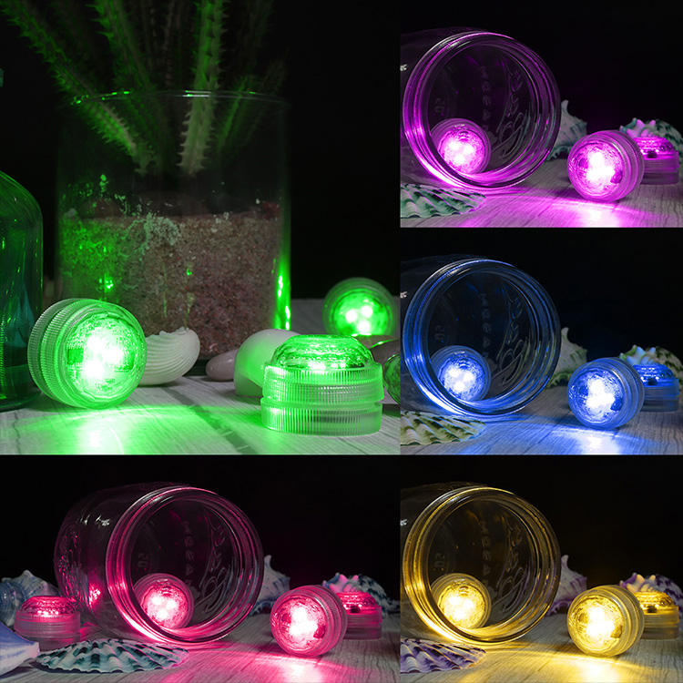 Long lasting LED tea light with CR2032 battery