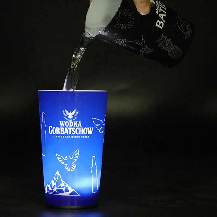 LED party supplies light up drinkware on party bar