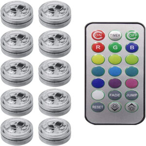 RGB color changing LED tea light for party decorations
