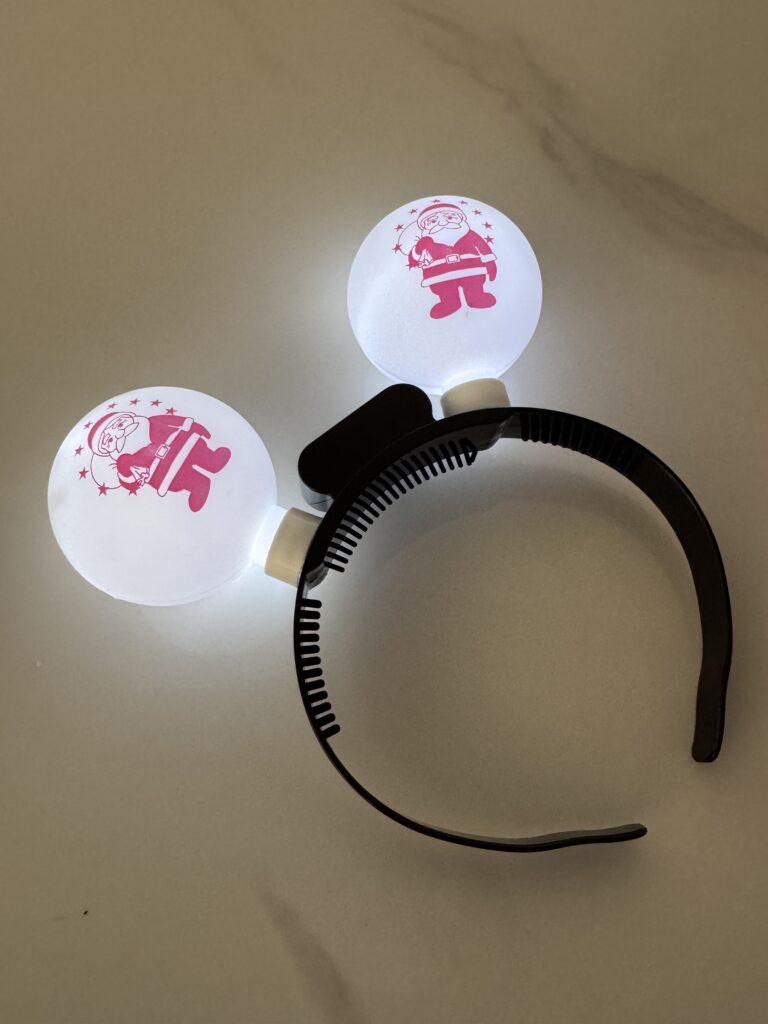 Light up Halloween headband with round ball shapes and LED lights