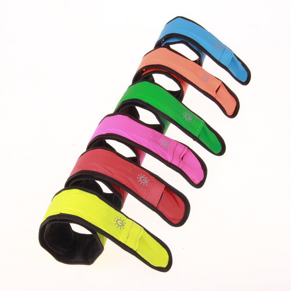 Multi-color LED arm bands arranged for team or event use